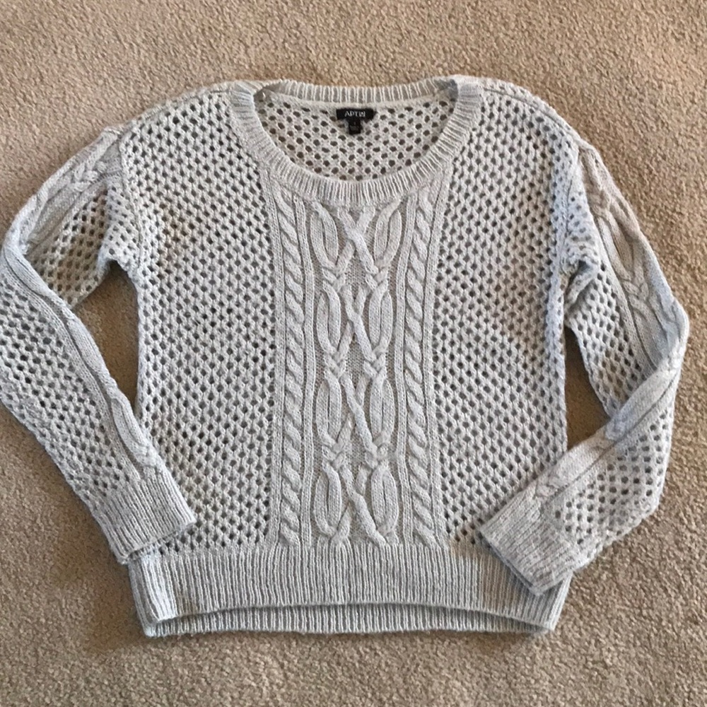 Open Knit Sweater